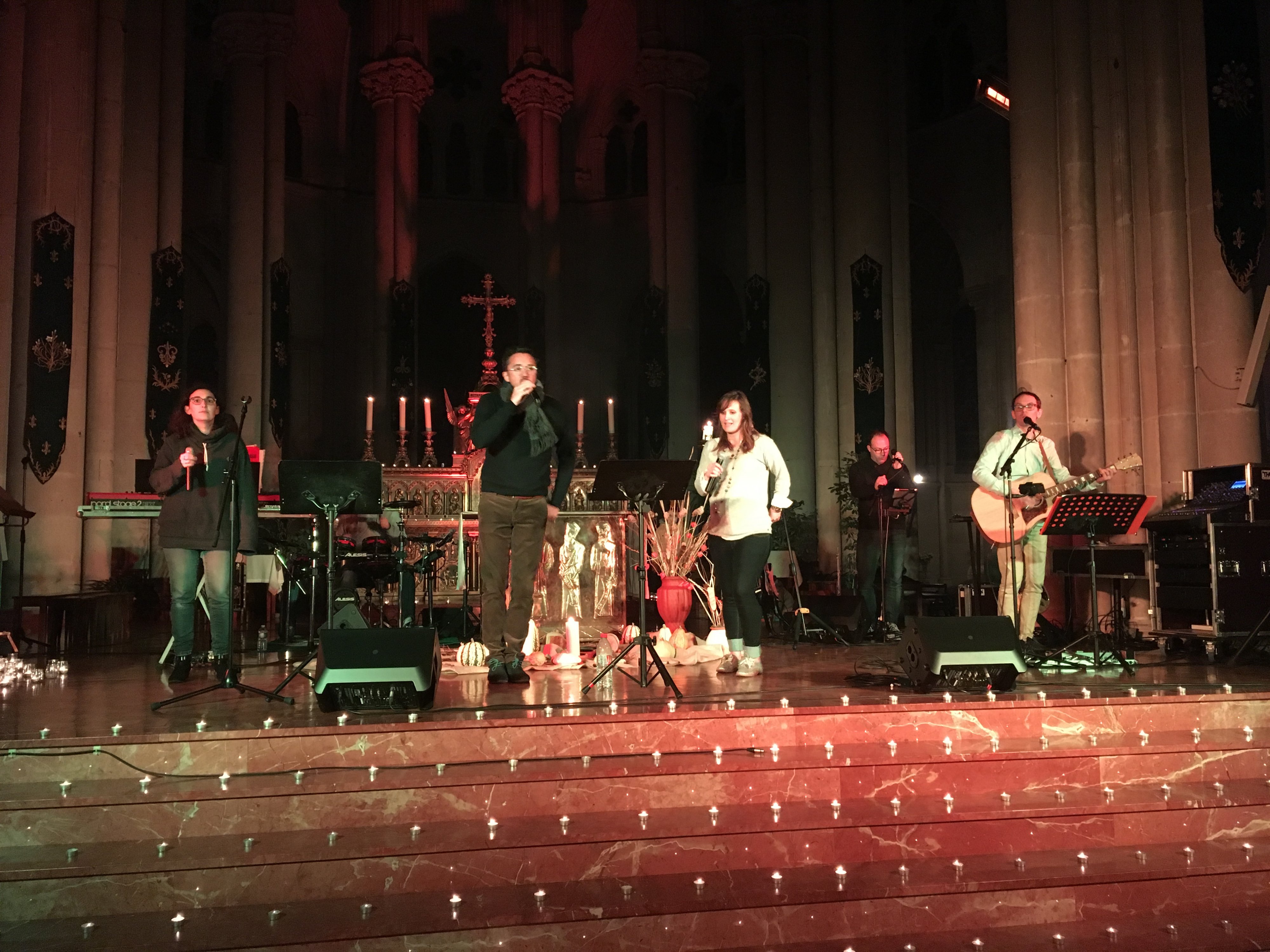 Team O'Théo en concert à l'église Notre-Dame le 15 décembre 2018